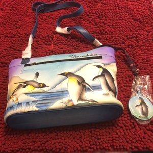 Anuschka purse leather